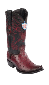 Wild West Botas de Avestruz Horma Dubai Faded Brown