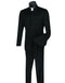 Mens 5 Button Mandarin Collar Tuxedo Suit