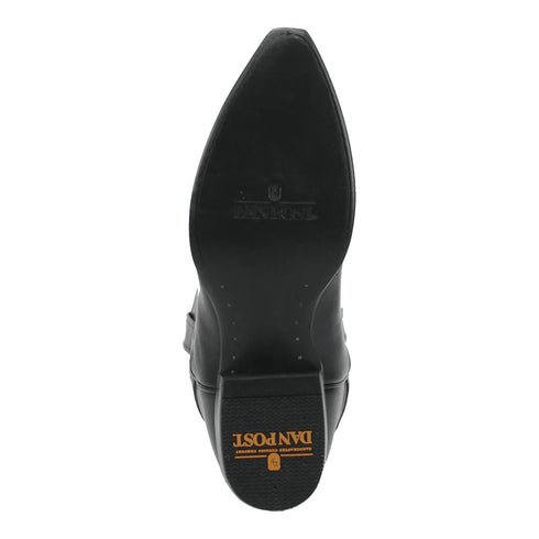 Dan Post Men's Milwaukee Leather Snip Toe Boots - Black