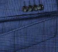 Slim Fit Blazer Summer Blue Linen Sport Coat