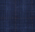Regular Fit Wool & Linen Blue Plaid Blazer