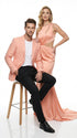 Men’s Peach Blazer – Modern Fit Wedding, Summer, Business Casual & Smart Casual Sport Coat