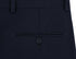 Dress Pants Regular Leg Un-Hemmed Bottoms in Dark Navy