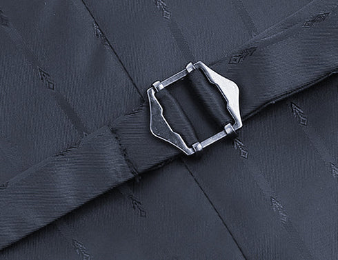 Vanderbilt Collection - Classic Dress Vest 5 Buttons Regular Fit In Dark Navy