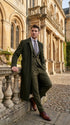 Men’s Blade Runner K Inspired Olive Green Wool Duster Coat – Long Vintage Sci-Fi Overcoat