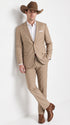 Men’s Tan Country Wedding Suit – Beige Groom Suit for Rustic & Outdoor Weddings