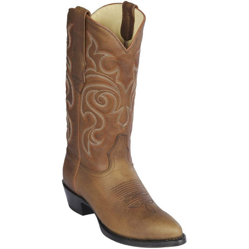 Honey Round Toe Cowboy Boots