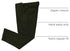 Mens Vintage Tweed Dress Pants Slacks Trousers Regular Fit Suit Pants in Army Green