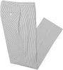 Mens Seersucker Pants - Summer Casual Pinstripe Modern Fit in Color Gray