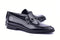 Corrente 6415 Calfskin Slip-On Loafer - Black - Black - Size 13