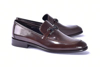 Corrente 6415 Calfskin Slip-On Loafer - Brown - Brown - Size 13