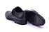 Corrente 6471 Leather Slip-On Monkstrap Shoe - Black - Image 4