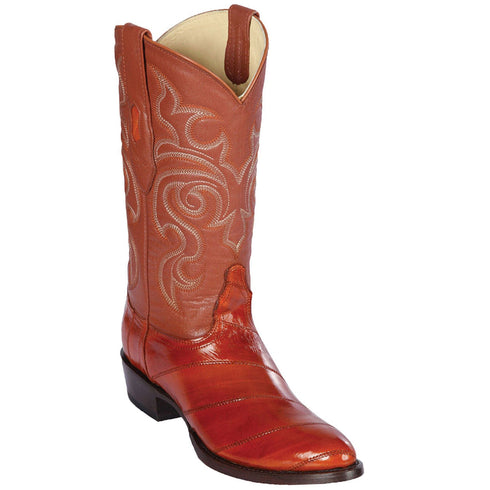 Cognac Eel Cowboy Boot