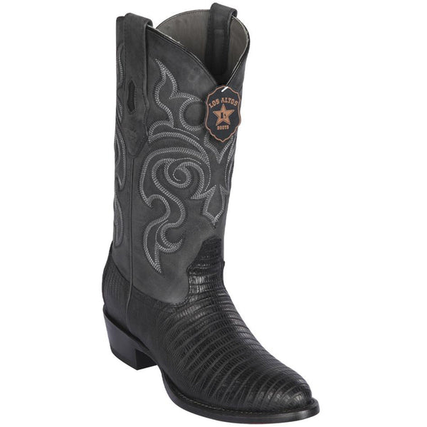 Los Altos Black Lizard Boots