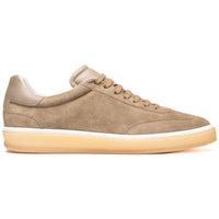 Zelli Gotti Suede & Leather Sneaker in Taupe