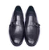 Corrente 6628 Leather Slip-On Side Buckle Loafer - Black - Image 3