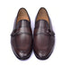 Corrente 6628 Leather Slip-On Side Buckle Loafer - Brown - Image 3
