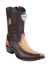 Wild West Botas de Avestruz Horma Dubai Toe Faded Orix