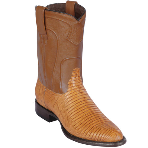 Honey Lizard Roper Boots