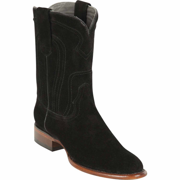 Botas de Cuero Gamuza Original en Horma Roper Color Cognac LAB-696603