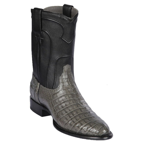 Grey Caiman Roper Cowboy Boot