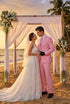 Men’s Pink Two-Piece Suit – Classic Fit Formal Jacket and Tailored Pants