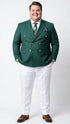 Men’s Dark Green Double Breasted Blazer – Hunter Olive Green Sport Jacket coat