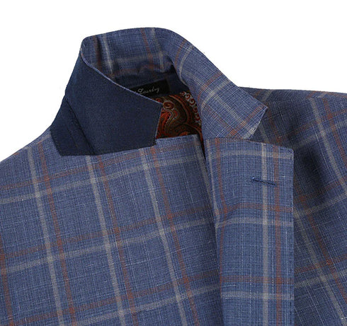(42L, 48L) English Laundry Collection - Slim Fit 2 Piece Wool Blend Suit