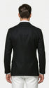 Men’s Black Double Breasted Blazer, Formal Wedding Business Casual Sport Coat Jacket