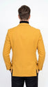 Men’s Mustard Gold Blazer, Fashion Sport Coat Wedding Party Church Dress Jacket