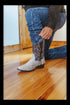 Dan Post Men's Manning Python Snakeskin Round Toe Boots - Natural