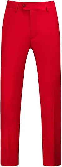 Mens Dress Pants Front Flat Fit Casual Pants