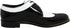 Mens 1920s Gangster Wingtip Dress Shoes - Black and White