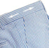 Mens Seersucker Pants - Summer Casual Pinstripe Modern Fit in Color Blue