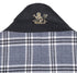 English Laundry Slim Fit Dimgray with White Check Suit