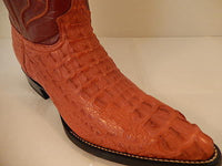 Wild West Boots Cognac Crocodile Cowboy Boot