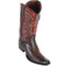 Los Altos European Mens Cowboy Boots - Faded Brown