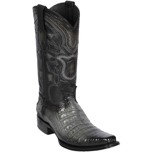 Botas de Cocodrilo Caiman Panza Horma Europea- Faded