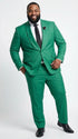 Men’s Augusta Green Emerald Light Green Suit – Slim Fit 2 Piece Formal Suit for Wedding, Prom and Evening Events