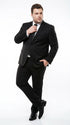 Men’s Black Men in Black Inspired Suit – Classic 2 Button Agent Style Formal Suit