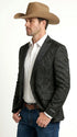 Men’s Black Paisley Western Cowboy Blazer – Classic Western Style Formal Jacket, Elegant Country Blazer Coat - saco para vaquero