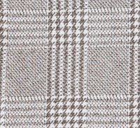 Half Canvas Slim Fit Blazer in Plaid Gray