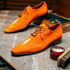 Marco Di Milano Rimini Orange Genuine Stingray Exotic Lace-Up Dress Shoes - view 6