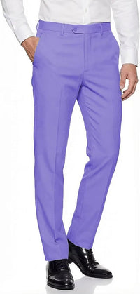 Mens Expandable Waist Business Casual Dress Pants