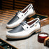 Marco Di Milano Amalfi Navy / White Premium Calf Leather Boat Shoes - view 7