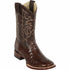 Men's Los Altos Caiman Tail Wide Square Toe Boots