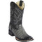 Grey Caiman Boots