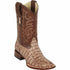 Men's Los Altos Caiman Tail Wide Square Toe Boots