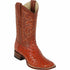 Men's Los Altos Ostrich Skin Wide Square Toe Boots - B