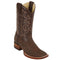 Mens Square Toe Sharkskin Boots - Los Altos Boots